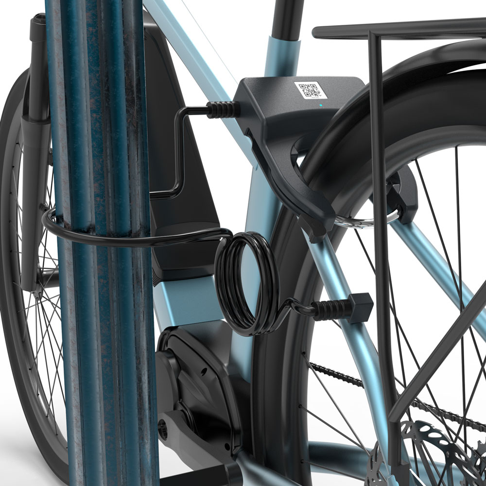 Lock-In fijado en bicicleta